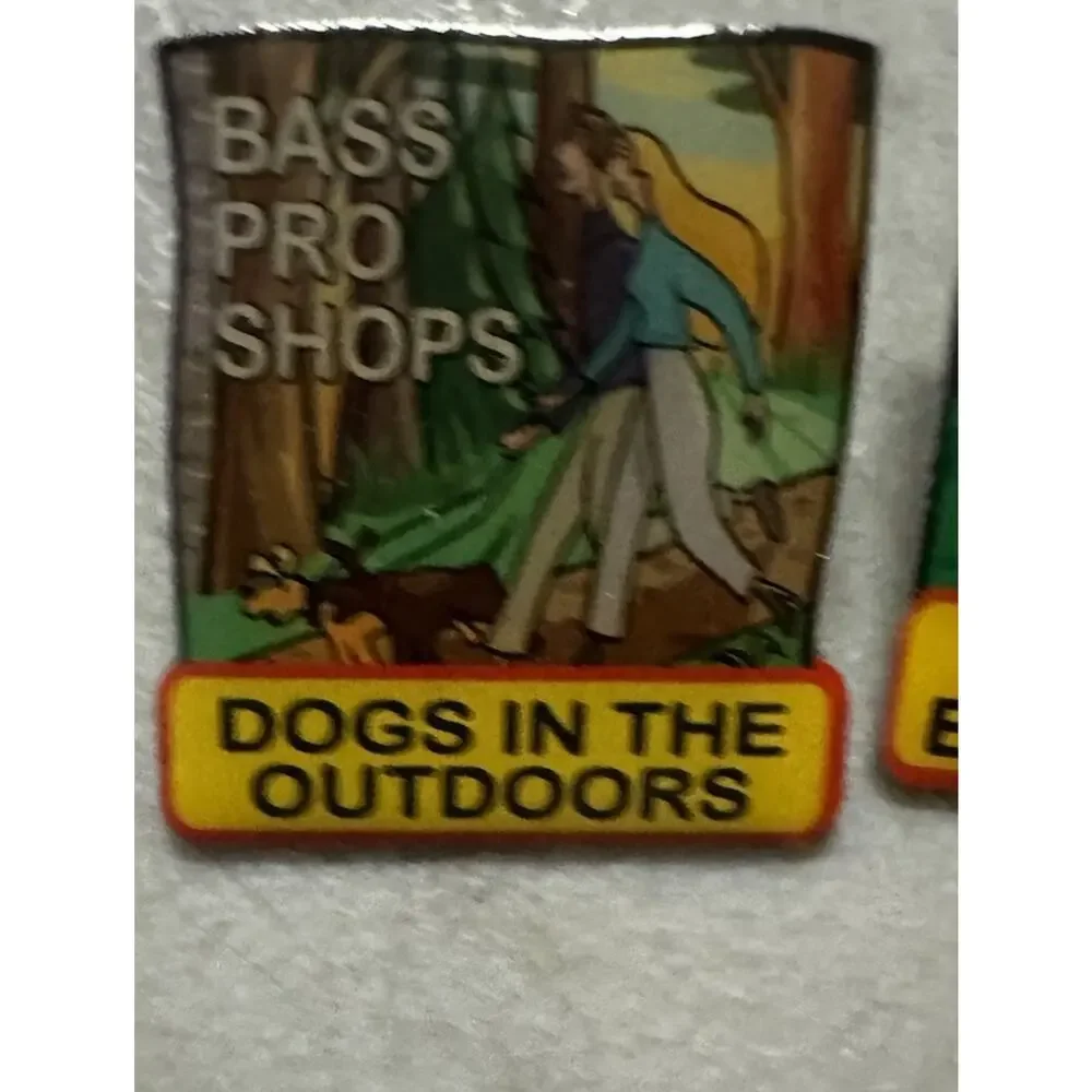 Vintage Bass Pro Shops Homeschool Achievement Pin Lot Archery Wildlife Dogs